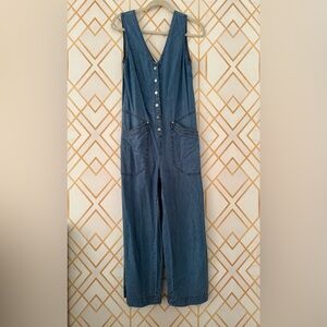 Maeve Women's Blue Denim Jumpsuit